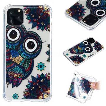 Owl Totem Anti-fall Clear Varnish Soft TPU Back Cover for iPhone 11 Pro Max (6.5 inch)