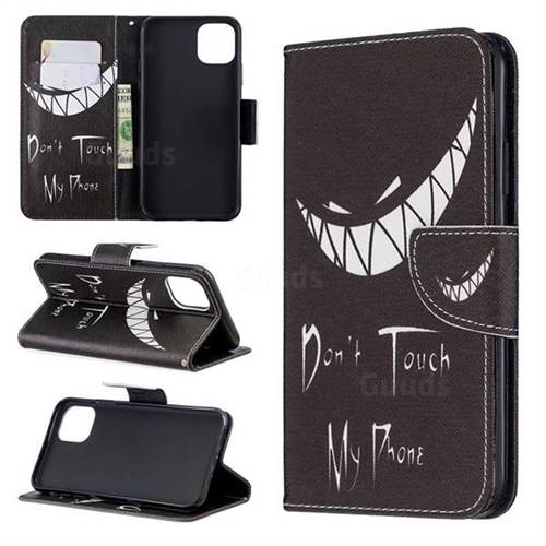 Crooked Grin Leather Wallet Case for iPhone 11 Pro Max