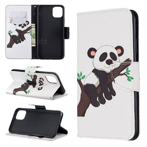Tree Panda Leather Wallet Case for iPhone 11 Pro Max