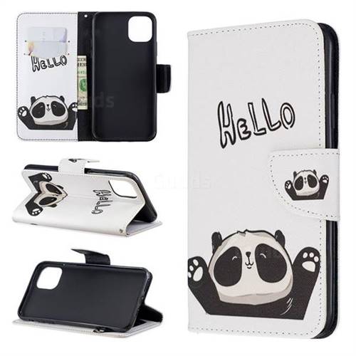 Hello Panda Leather Wallet Case for iPhone 11 Pro Max