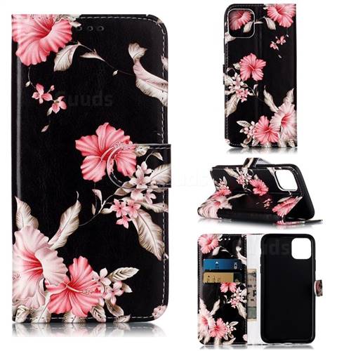 Azalea Flower PU Leather Wallet Case for iPhone 11 Pro Max (6.5 inch)
