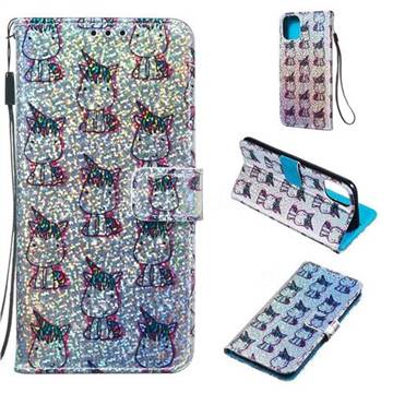 Little Unicorn Sequins Painted Leather Wallet Case for iPhone 11 Pro Max (6.5 inch)