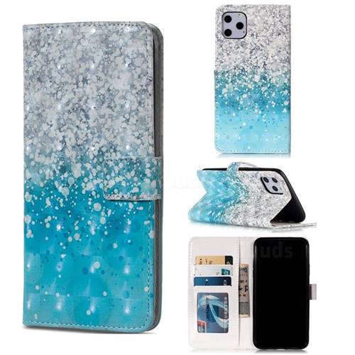 Sea Sand 3D Painted Leather Phone Wallet Case for iPhone 11 Pro Max (6.5 inch)