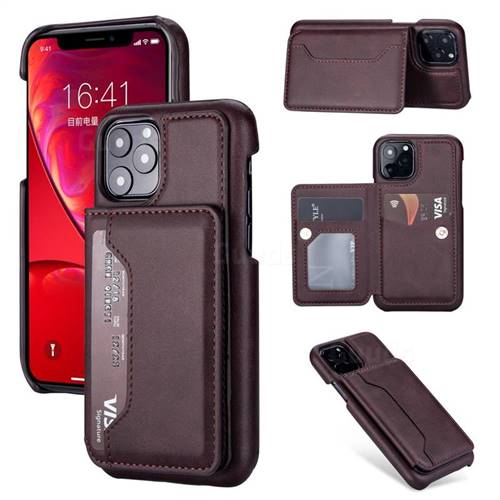 Luxury Magnetic Double Buckle Leather Phone Case for iPhone 11 Pro Max (6.5 inch) - Purple