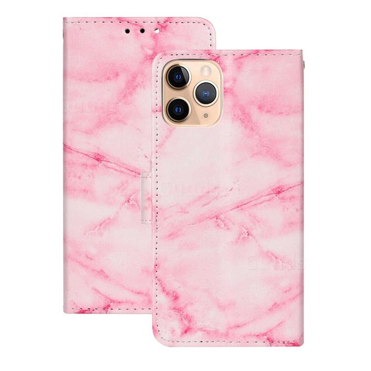Pink Marble PU Leather Wallet Case for iPhone 12 mini (5.4 inch)
