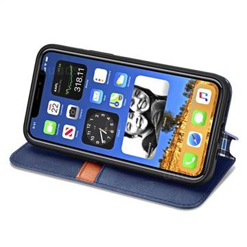 Ultra Slim Fashion Business Card Magnetic Automatic Suction Leather Flip  Cover for iPhone 12 mini (5.4 inch) - Dark Blue - iPhone 12 mini (5.4 inch)  Cases - Guuds