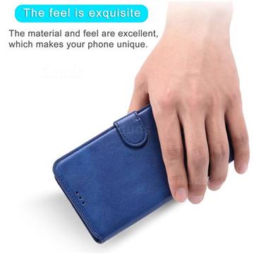 Retro Calf Matte Leather Wallet Phone Case for iPhone 12 / 12 Pro (6.1 ...