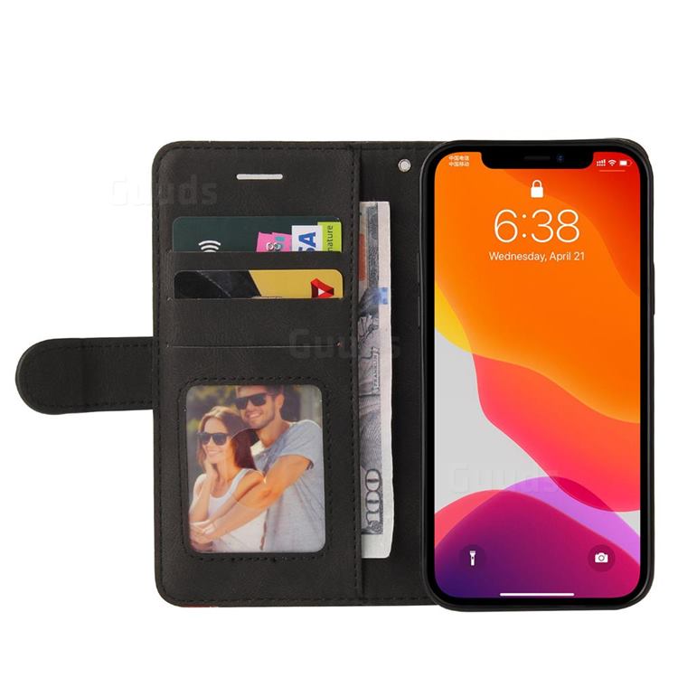  YIYUS Compatible with iPhone 12 6.1 inches 12 pro / 12 5g  Genuine Leather Wallet Case : Cell Phones & Accessories