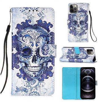 Cloud Kito 3D Painted Leather Wallet Case for iPhone 12 Pro Max (6.7 inch)