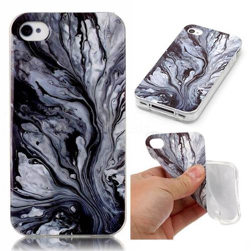Tree Pattern Soft TPU Marble Pattern Case for iPhone 4s 4 4G