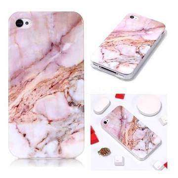 Classic Powder Soft TPU Marble Pattern Phone Case for iPhone 4s 4