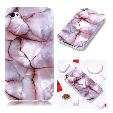 Earth Soft TPU Marble Pattern Phone Case for iPhone 4s 4