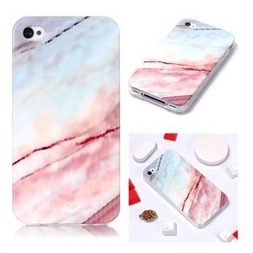 Elegant Soft TPU Marble Pattern Phone Case for iPhone 4s 4