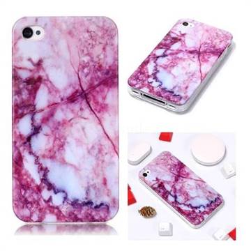 Bloodstone Soft TPU Marble Pattern Phone Case for iPhone 4s 4
