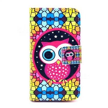 Brilliant Owl Leather Wallet Case for iPhone 4s / iPhone 4