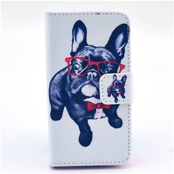 My Cute Dog Leather Wallet Case for iPhone 4s / iPhone 4