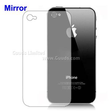 Mirror Screen Protector Cover for iPhone 4 4S - Back