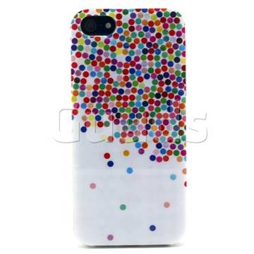 Colorful Polka Dot Soft TPU IMD Case for iPhone 5s / iPhone 5