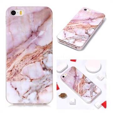 Classic Powder Soft TPU Marble Pattern Phone Case for iPhone SE 5s 5