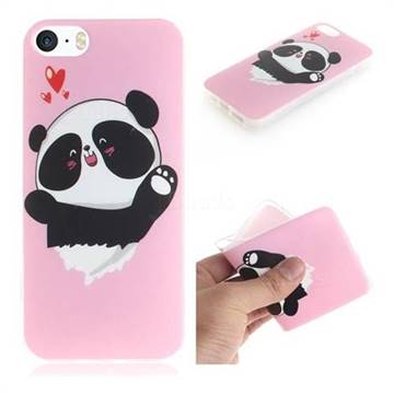 Heart Cat IMD Soft TPU Cell Phone Back Cover for iPhone SE 5s 5
