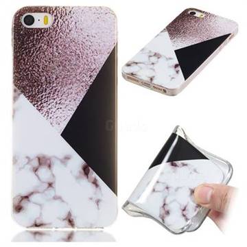 Black white Grey Soft TPU Marble Pattern Phone Case for iPhone SE 5s 5