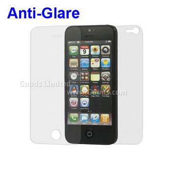 Anti-Glare Front and Back LCD Screen Protector for iPhone 5s / iPhone 5