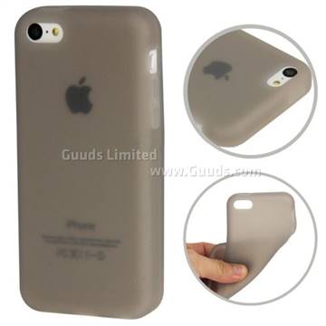 Soft Silicone Case for iPhone 5c - Grey