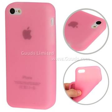 Soft Silicone Case for iPhone 5c - Pink