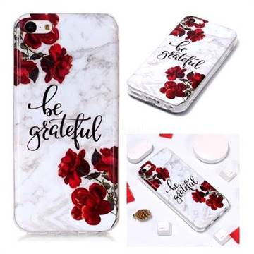 Rose Soft TPU Marble Pattern Phone Case for iPhone 5c