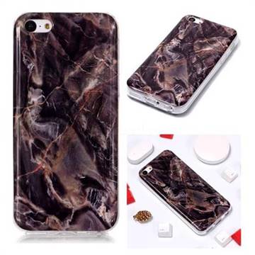 Brown Soft TPU Marble Pattern Phone Case for iPhone 5c