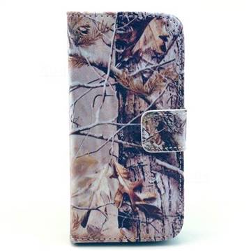 Autumn Tree Leather Flip Wallet Case Cover for iPhone 5c