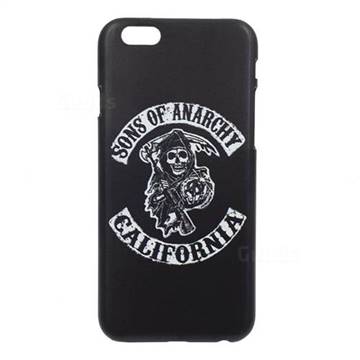 Black Skull Painting Plastic Case for iPhone 6 6s (4.7 inch)