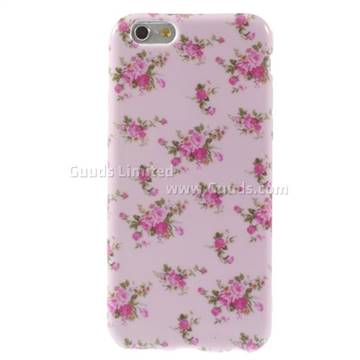 Pink Rose TPU Back Cover for iPhone 6 (4.7 inch)