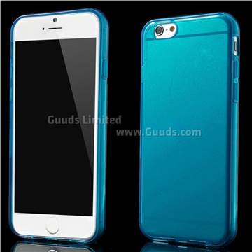 Glossy TPU Gel Cover for iPhone 6 (4.7 inch) - Blue