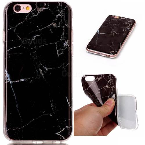 Black Soft TPU Marble Pattern Case for iPhone 6s 6 (4.7 inch)