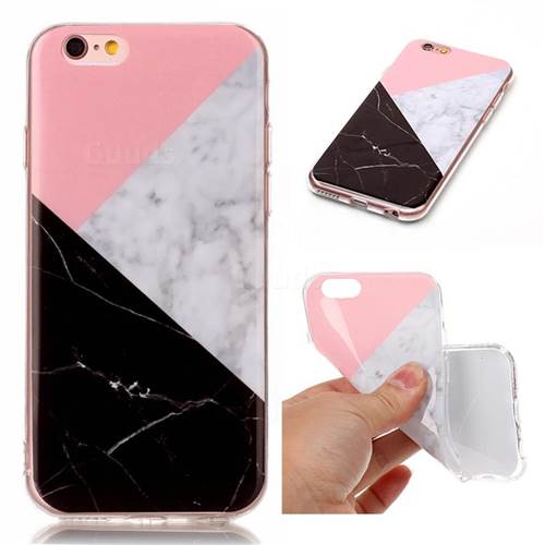 Tricolor Soft TPU Marble Pattern Case for iPhone 6s 6 (4.7 inch)