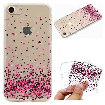 Heart Shaped Flowers Super Clear Soft TPU Back Cover for iPhone 6s 6 6G(4.7 inch)