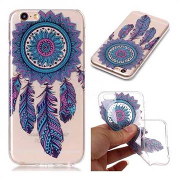Blue Wind Chimes Super Clear Soft TPU Back Cover for iPhone 6s 6 6G(4.7 inch)