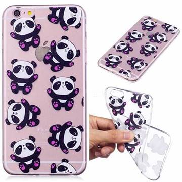 Hug Panda Super Clear Soft TPU Back Cover for iPhone 6s 6 6G(4.7 inch)