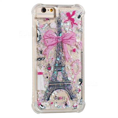 Mirror and Tower Dynamic Liquid Glitter Sand Quicksand Star TPU Case for iPhone 6s 6 6G(4.7 inch)
