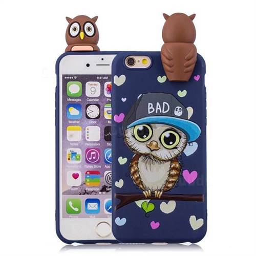 Bad Owl Soft 3D Climbing Doll Soft Case for iPhone 6s 6 6G(4.7 inch)