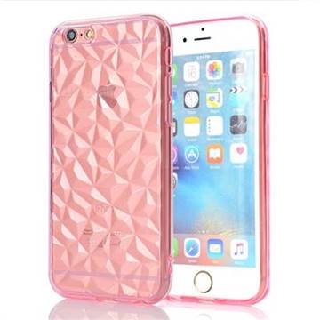 Diamond Pattern Shining Soft TPU Phone Back Cover for iPhone 6s 6 6G(4.7 inch) - Pink