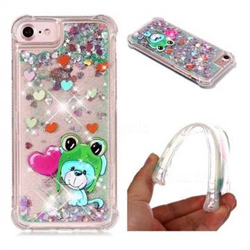 Heart Frog Lion Dynamic Liquid Glitter Sand Quicksand Star TPU Case for iPhone 6s 6 6G(4.7 inch)