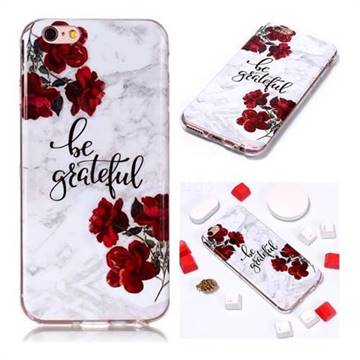 Rose Soft TPU Marble Pattern Phone Case for iPhone 6s 6 6G(4.7 inch)