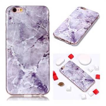 Light Gray Soft TPU Marble Pattern Phone Case for iPhone 6s 6 6G(4.7 inch)