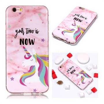 Unicorn Soft TPU Marble Pattern Phone Case for iPhone 6s 6 6G(4.7 inch)