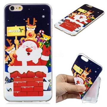 Merry Christmas Xmas Super Clear Soft TPU Back Cover for iPhone 6s 6 6G(4.7 inch)