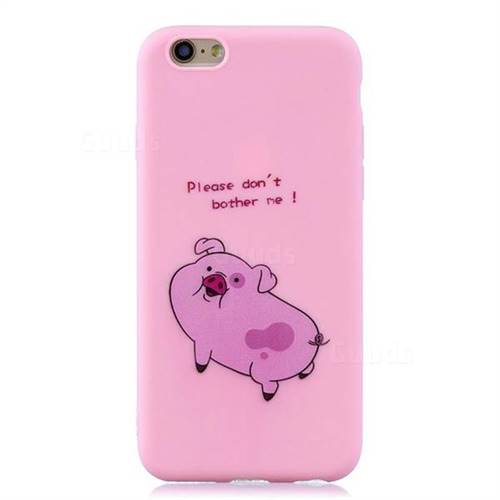 Pink Cute Pig Soft Kiss Candy Hand Strap Case for iPhone 6s 6G(4.7 - Case - Guuds