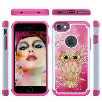 Seashell Cat Shock Absorbing Hybrid Defender Rugged Phone Case Cover for iPhone 6s 6 6G(4.7 inch)