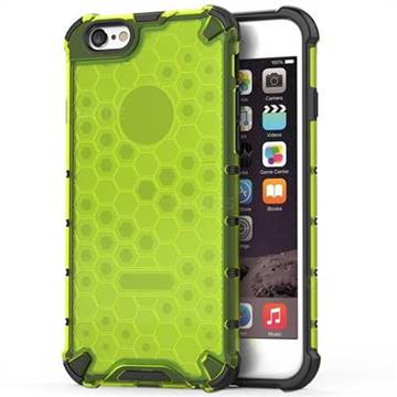 Honeycomb TPU + PC Hybrid Armor Shockproof Case Cover for iPhone 6s 6 6G(4.7 inch) - Green